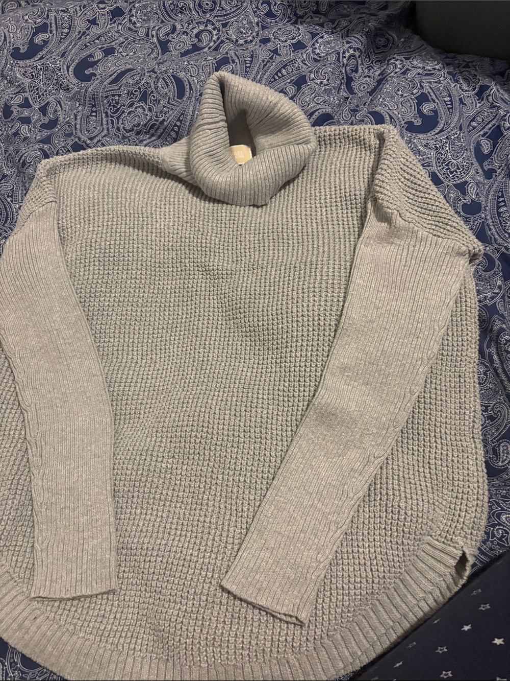 Michael Kors Light Gray Turtleneck Sweater